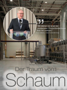 Thomas Bußkamp eröffnet das Werk TB Foam Solutions in Leszno, Polen